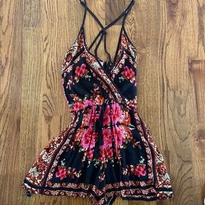 Band of Gypsies floral romper